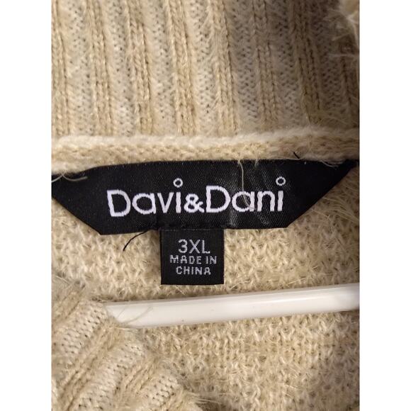 Davi & Dani Fuzzy Turtleneck Sweater - Picture 7 of 7